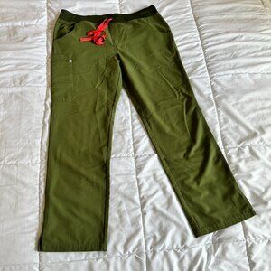 Figs Scrubs Bottoms Green Olive Large